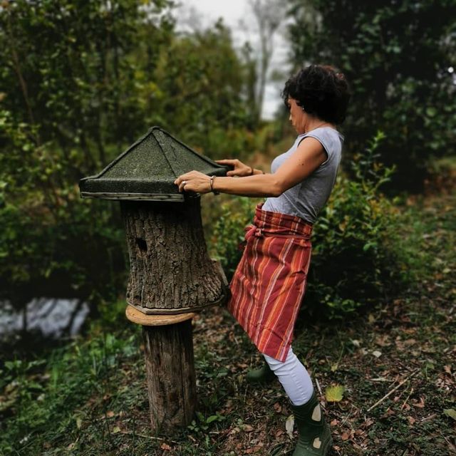 femme dans la nature